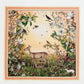 Morning Song Narrative Silk Blend Square Scarf