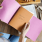 Friend Notebooks - Refillable Folio in Rose Quartz