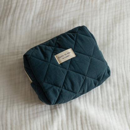 Quilted travel pouch