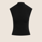 The Heritage Mock Neck Black