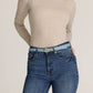 Kayla Denim-Inspired Leather Belt