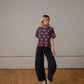 Bauhaus Short Sleeve Sweater Tee Rhodolite