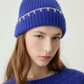 Merino Klein Blue Knit Beanie