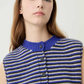 Cori Merino Striped Knit Vest
