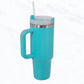 Suzie Q USA - 40 oz, Stainless Steel and Silicon Tumbler