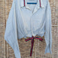 VonVie Sailor Cinch-Front Shirt