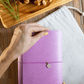 Friend Notebooks - Refillable Folio in Rose Quartz