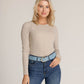 Kaylee Denim-Inspired Leather Belt
