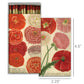 Poppies matchbox with ruby-tipped matches