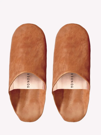 Classic Babouche Slippers Camel