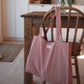 Organic Cotton Gingham Tote Bag