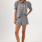 Ember Floral Embroider Short