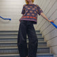 Bauhaus Short Sleeve Sweater Tee Rhodolite