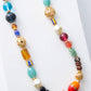 Noonday Curio multicolor mixed-bead necklace