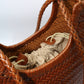 Liv Handmade Woven Leather Tote Bag