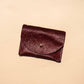 Cardholder Plum Cowhide