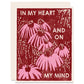 In My Heart And On My Mind Card