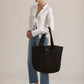 The Travel Tote Black by Favorite Daughter, interior and pockets