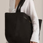 The Travel Tote Black by Favorite Daughter, carried on model