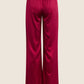 The Everything Pant Cranberry by Favorite Daughter, flat lay back