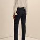 The Valentina Super High Rise Straight Magnolia by Favorite Daughter, styled view